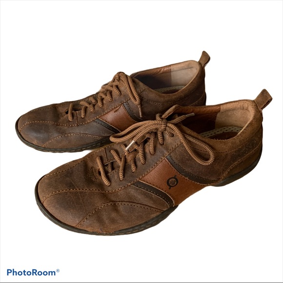 Born Shoes Born Mens Leather Bowling Style Casual Born Shoes Born Mens Leather Bowling Style Casual